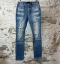 RTA Bryant Ripped Skinny Blue Jeans