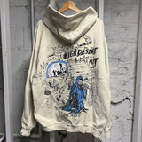 Warren Lotas High Desert Cream Hoodie Sz 2XL