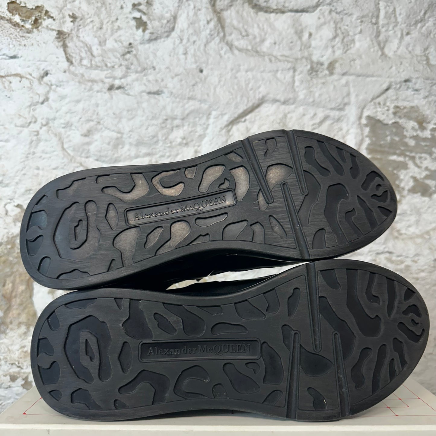 Alexander Mcqueen Triple Black Nappa Joey Sneaker Sz 12 (45)