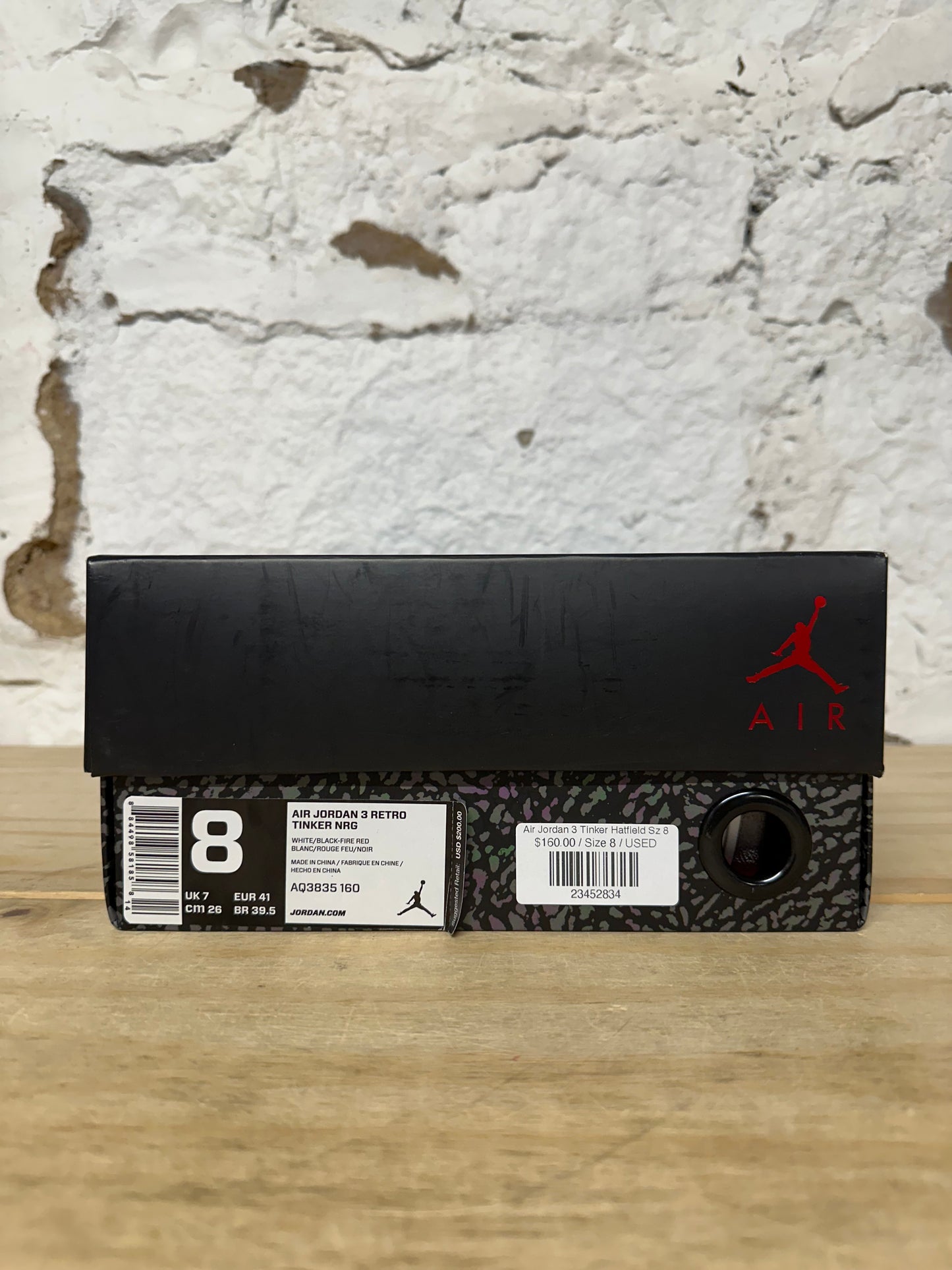 Air Jordan 3 Tinker Hatfield Sz 8