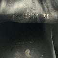 Louis Vuitton Black Patent Brown Monogram Frontrow Sneaker Sz 6 (38)