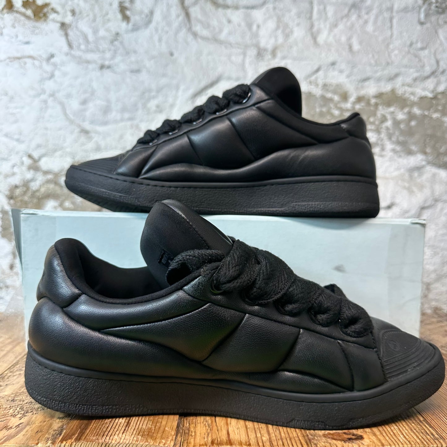 Lanvin Curb XL Triple Black Sneaker Sz 11 (44)