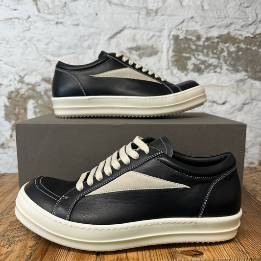 Rick Owens Vintage Black Leather Milk Sneaker DS