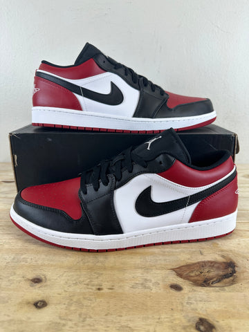 Air Jordan 1 Low Bred Toe Sz 14 DS