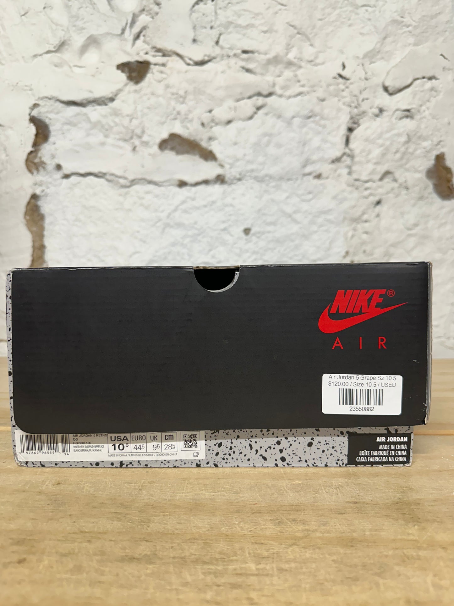 Air Jordan 5 Grape Sz 10.5