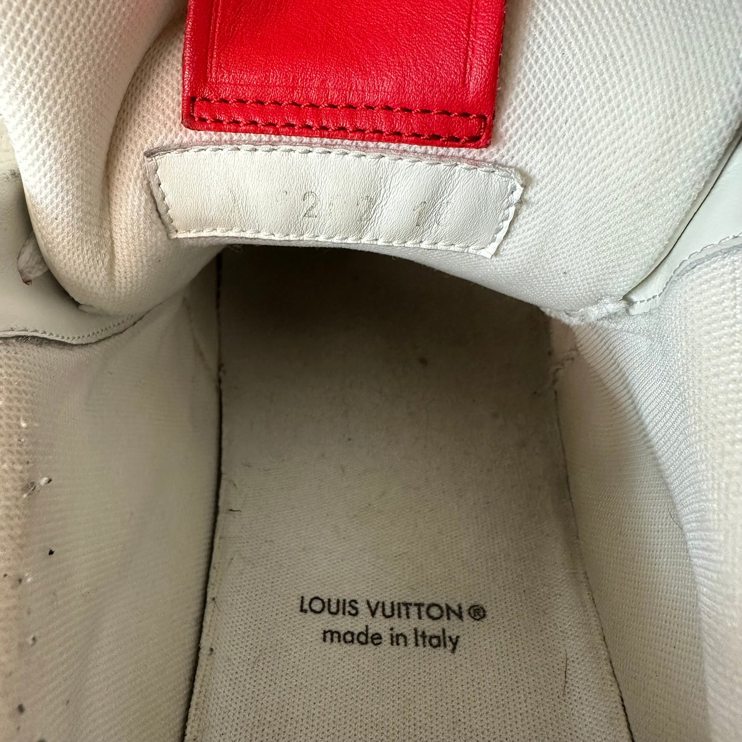 Louis Vuitton Yayoi Kusama Red White Trainer Sz 11.5 (10LV)