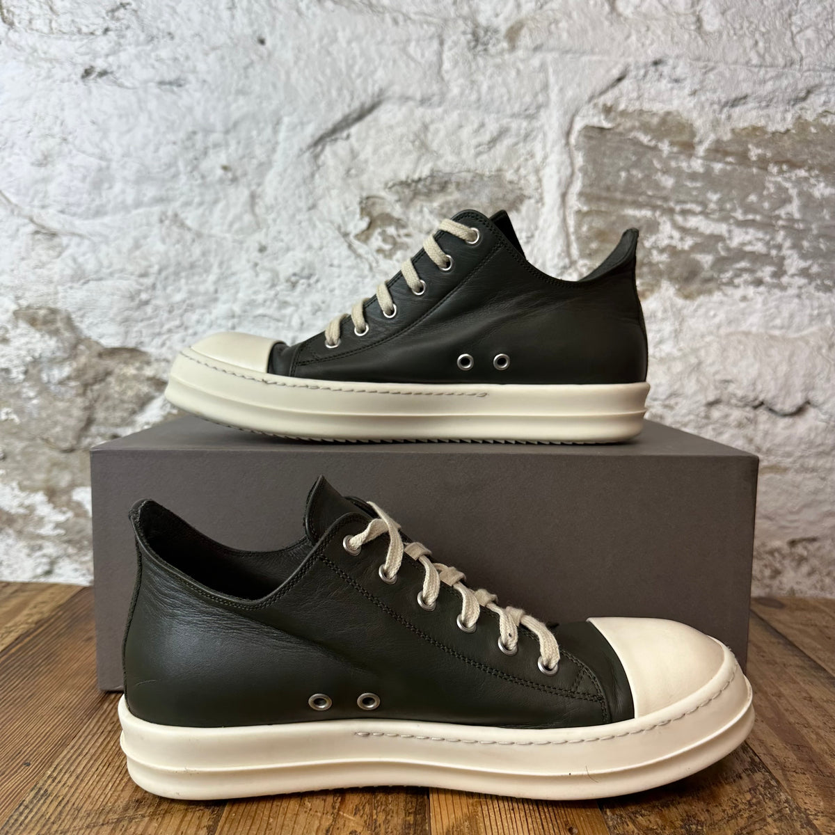 Rick Owens Forest Milk Sneaker Sz 8 (41)