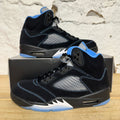 Air Jordan 5 Black University Blue Sz 10 DS