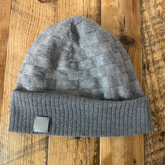 Louis Vuitton Gray Damier Beanie