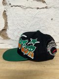 Hellstar Records Black Green Orange Snapback Hat DS