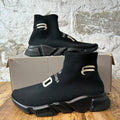 Balenciaga Sock Runner Speed White Black Sneaker Sz 10 (43)