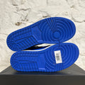 Air Jordan 1 Mid Black Royal Blue Sz 10
