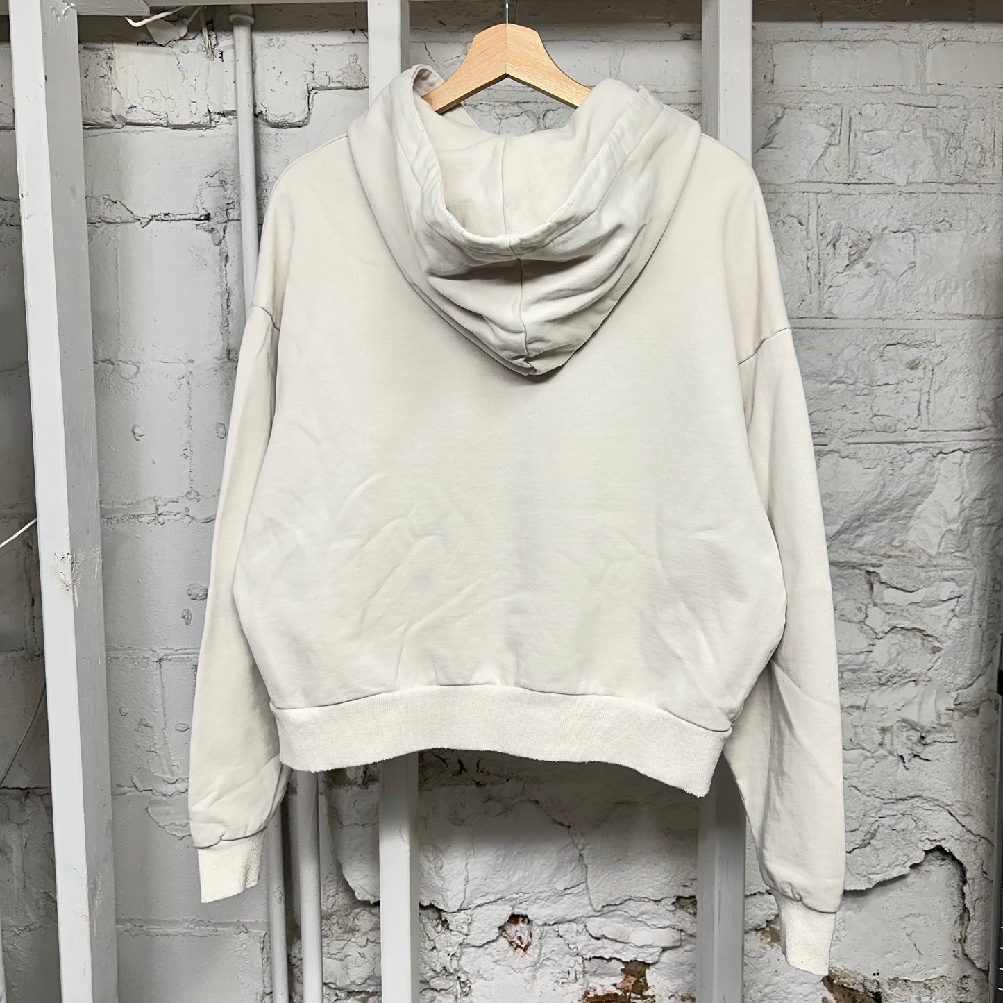 Saint Vanity Vain Life Cream Hoodie Sz S