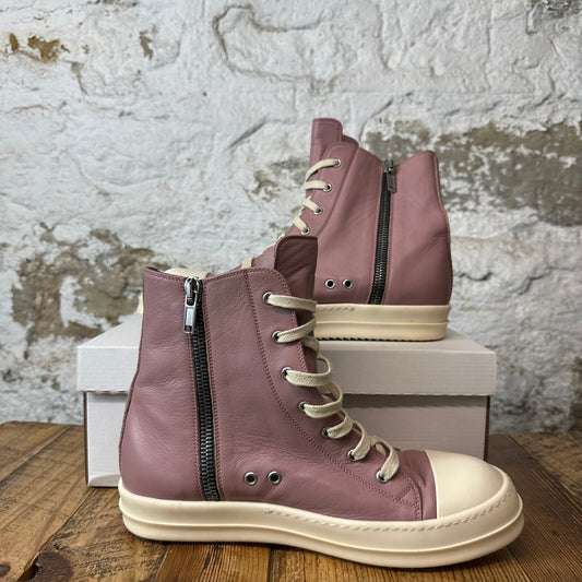 Rick Owens High Dusty Pink Milk Sneaker Sz 10 (43)