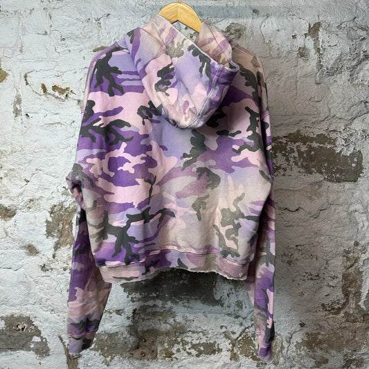 Vale Wayne Camo Purple Zip Up Hoodie Sz M DS