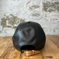 Louis Vuitton Black Leather Monogram Hat W/ Box