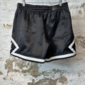 Amiri White AM Black White Satin Shorts Sz L  by