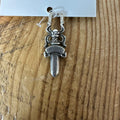 Chrome Hearts Silver Dagger Zipper Pendant