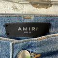 Amiri MX1 Pink Tie Dye Thrasher Blue Denim Jeans Sz 32