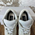 Chanel White CC Cream Suede White Sneaker Sz 4.5 (36)