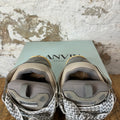Lanvin Curb White Gray Cream Sneaker Sz 9 (42)