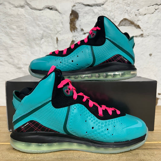 Nike LeBron 8 South Beach Sz 9 DS