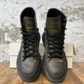 Alexander Mcqueen High Olive Green Black Tread Boot Sz 9 (42)