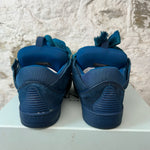 Lanvin Curb Teal Lace Blue Sneaker Sz 11 (44)