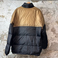 Gucci Web Stripe Black Brown Down Puffer Jacket Sz XXXL (56)