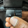 Amiri Plain Black Flare Denim Jeans Sz 28