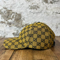 Gucci Yellow Monogram Hat Sz XXL