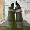 Rick Owens 1460 Quad Sole Megalace Boot Black Sz 9