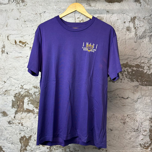 Amiri Flagship T-shirt Purple Sz S (Stained)