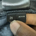 Amiri Cherub Logo Black Denim Jeans Sz 29