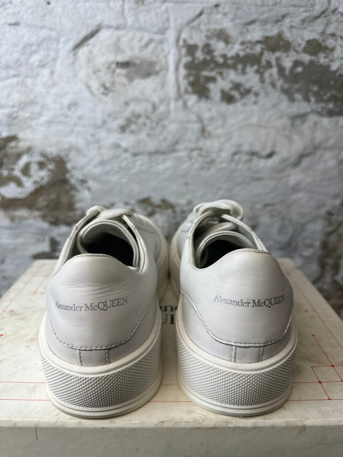 Alexander Mcqueen Plimsoll White Sneaker Sz 6.5 (39)
