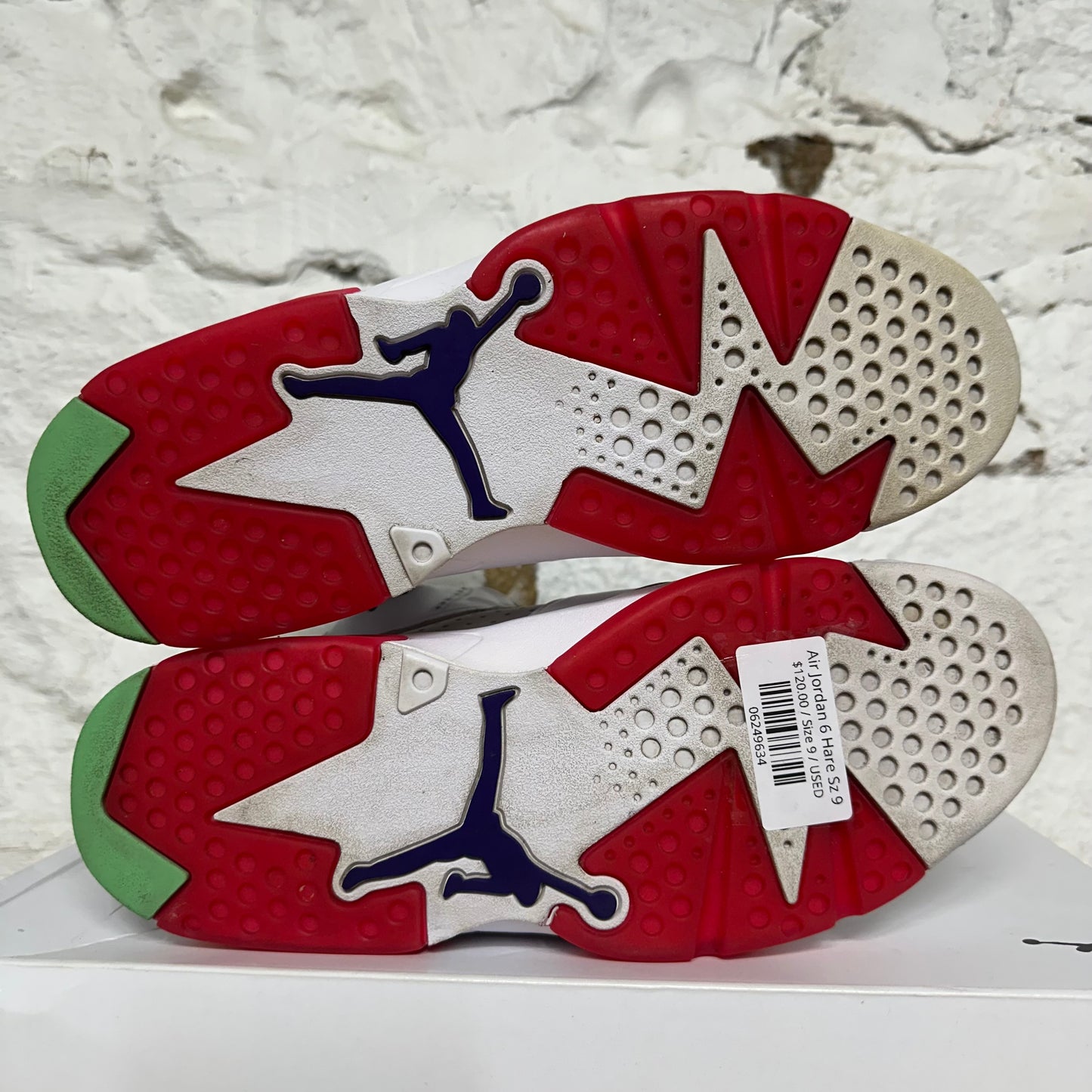 Air Jordan 6 Hare Sz 9