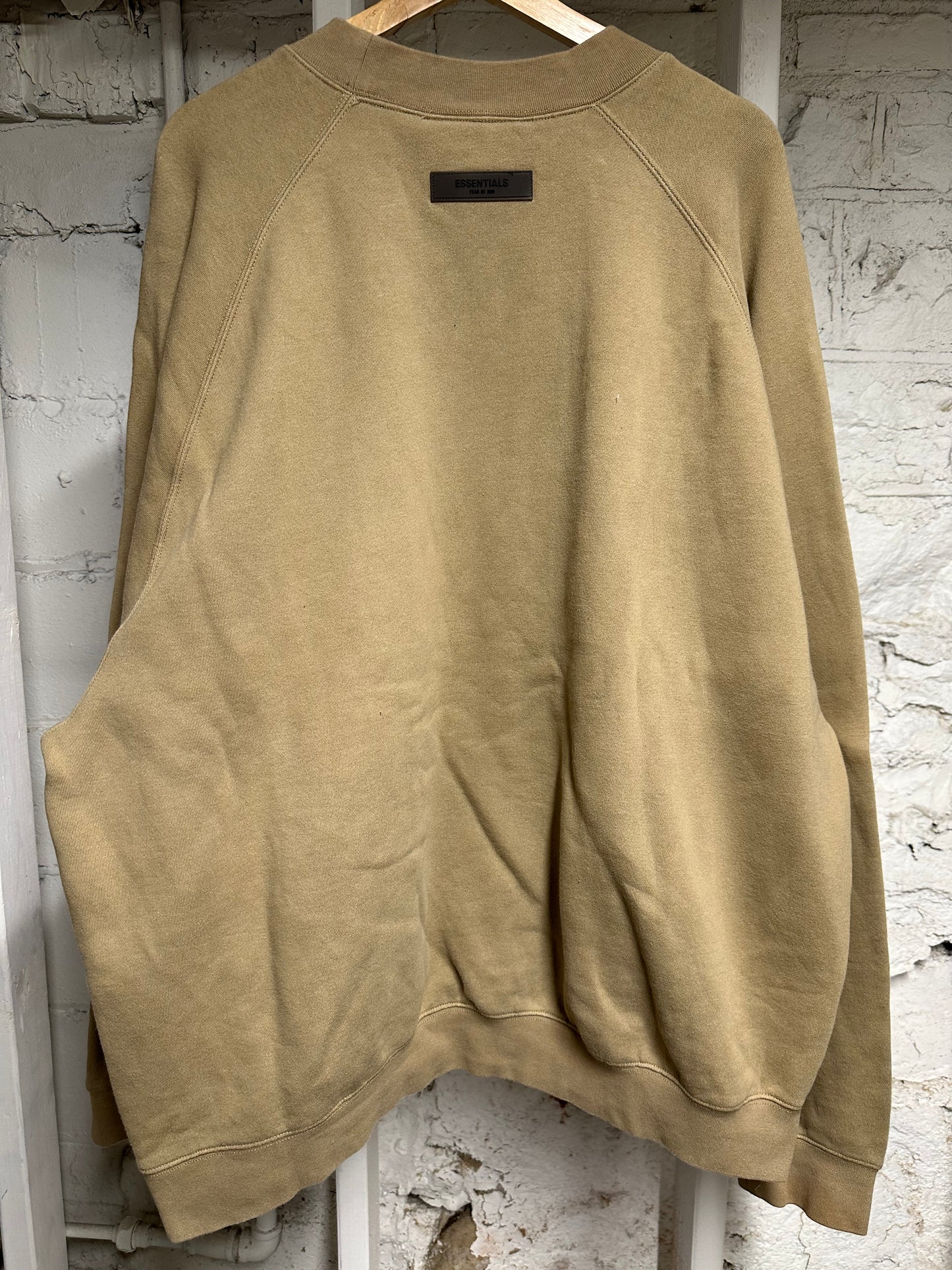 Fear of God Essentials Tan Crewneck Sz XXL