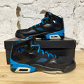 Jordan Flight Club 91 Black Neo Turquoise Sz 10.5 DS