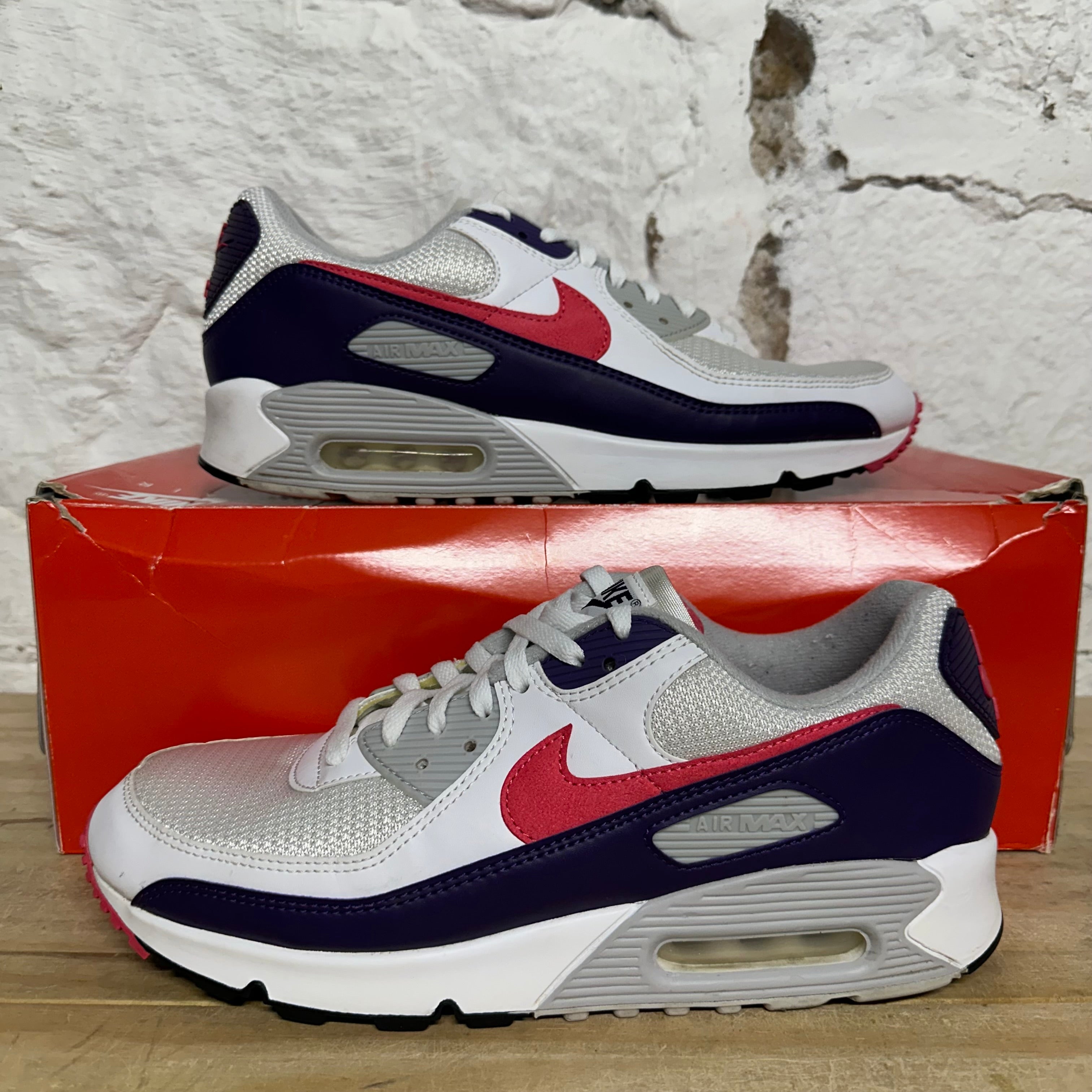 Nike Air Max 90 Eggplant Sz 12 (13.5W)