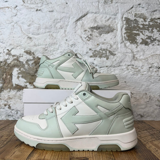 Off White Out of Office Mint Green White Sneaker Sz 10 (43)