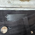 Amiri Blue Tie Dye Core Logo Black Denim Jeans Sz 32