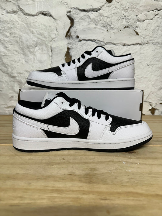Air Jordan 1 Low Homage Split Black White Sz 10.5 (12W) DS