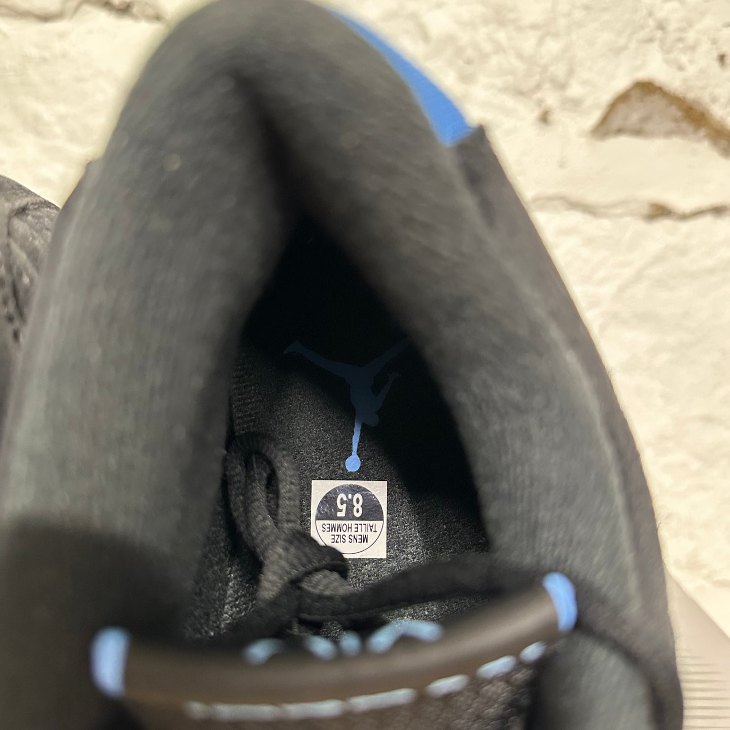 Air Jordan 14 Black University Blue Sz 8.5