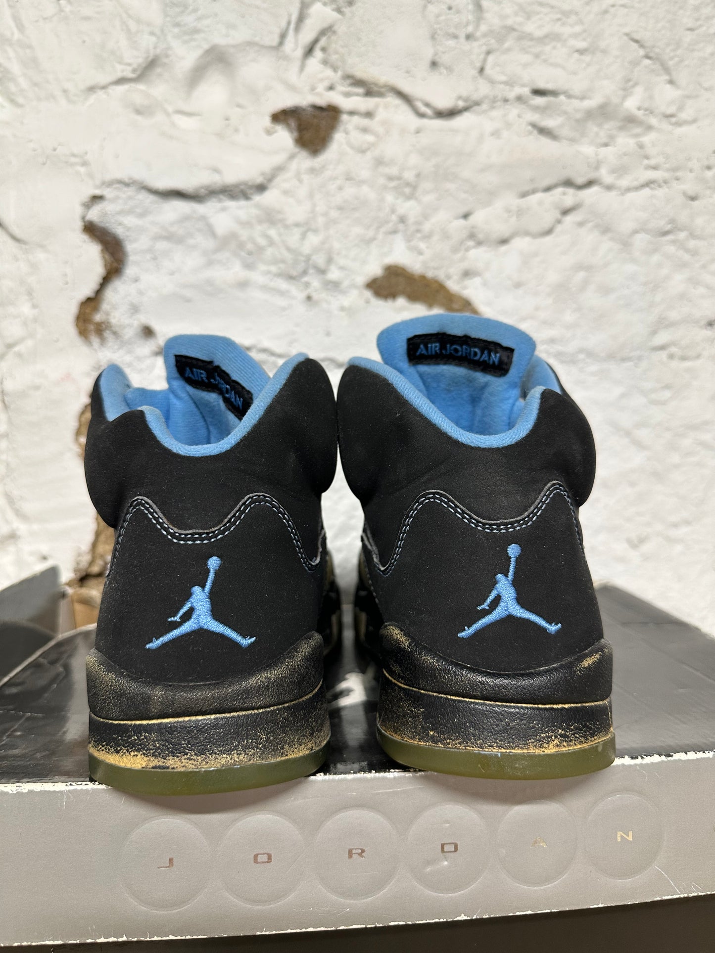 Air Jordan 5 Black University Blue (2006) Sz 9.5
