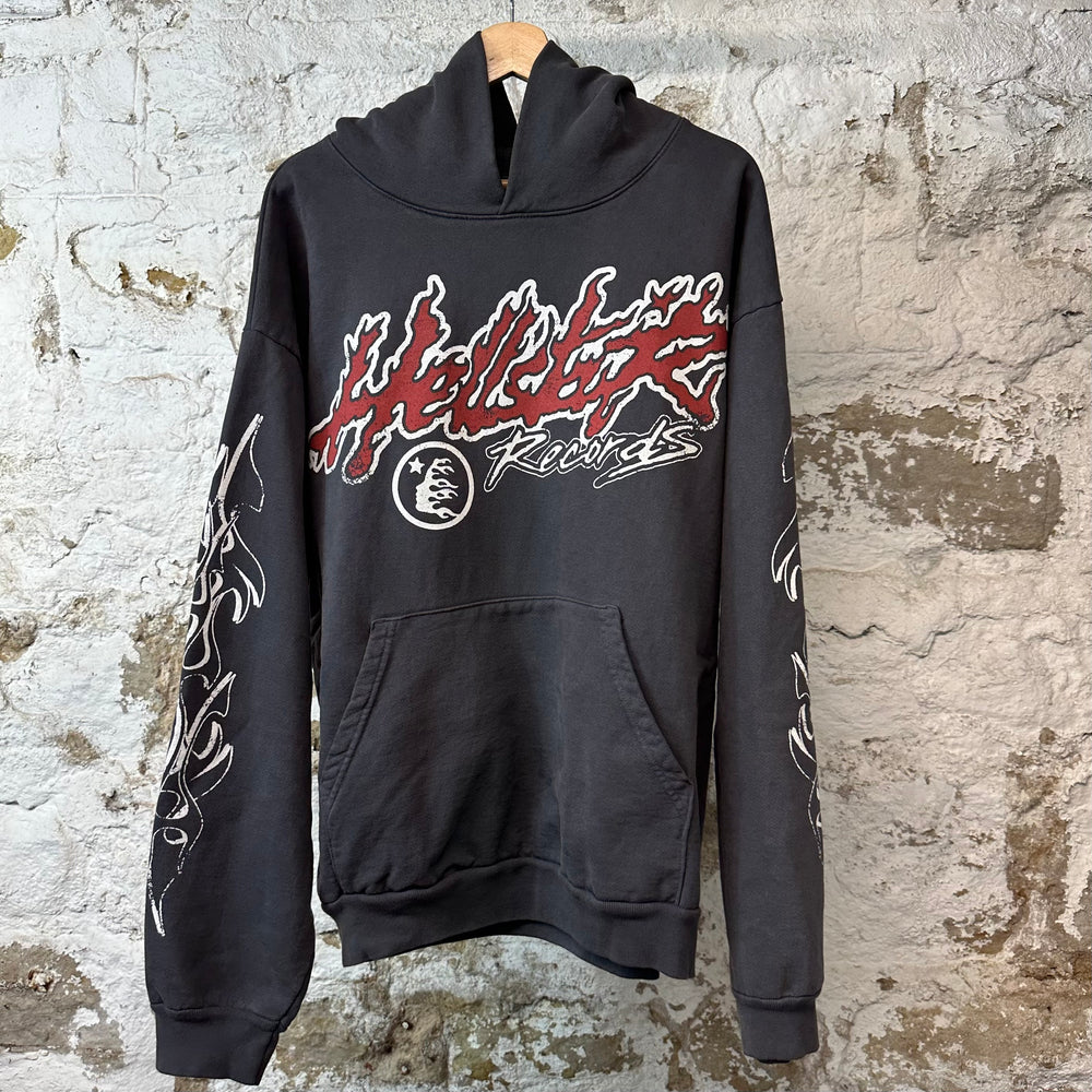 Hellstar Records Hoodie Black Sz XL