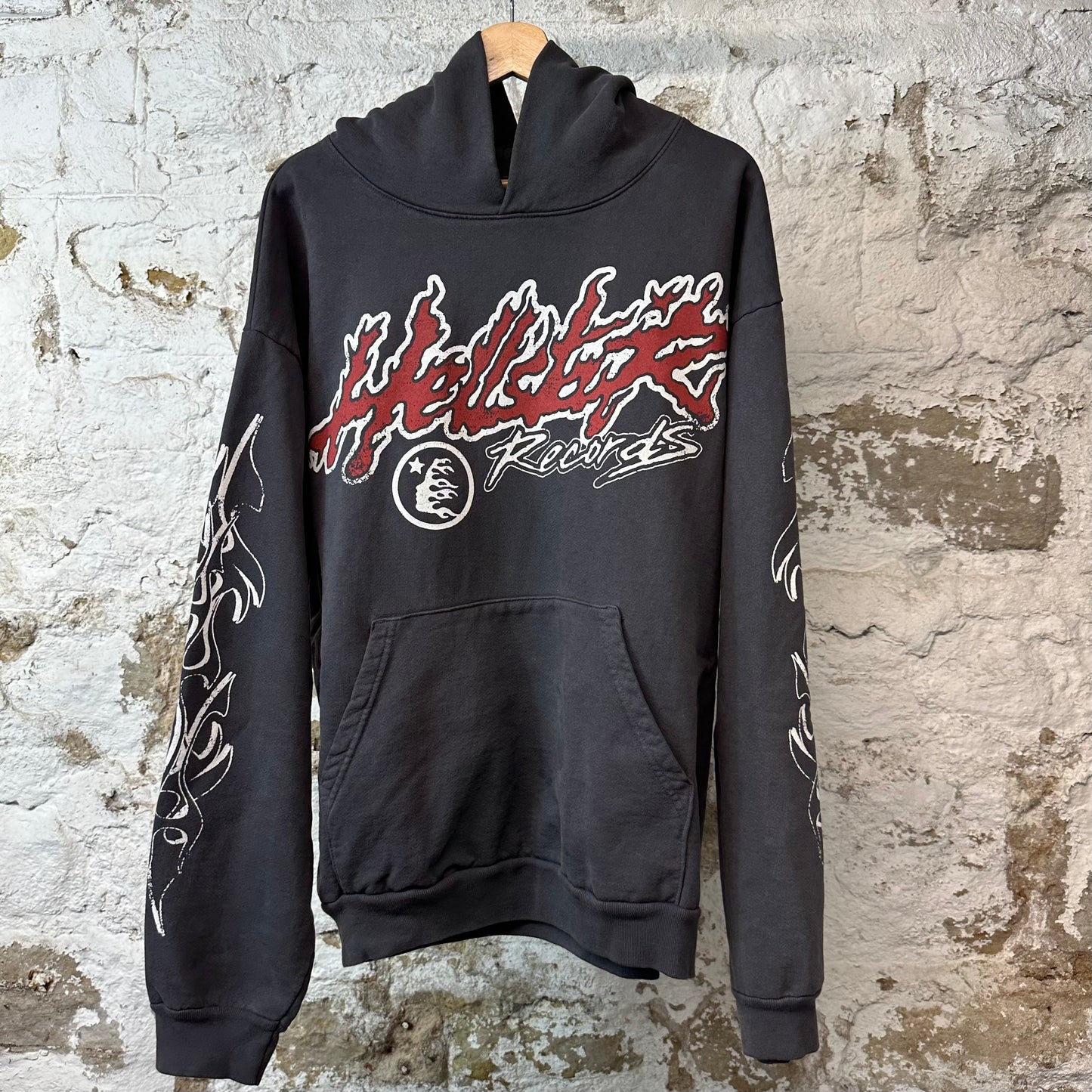 Hellstar Records Hoodie Black Sz XL