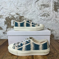 Dior Walk N Dior Blue White Stripe Sneaker Sz 5 (37)