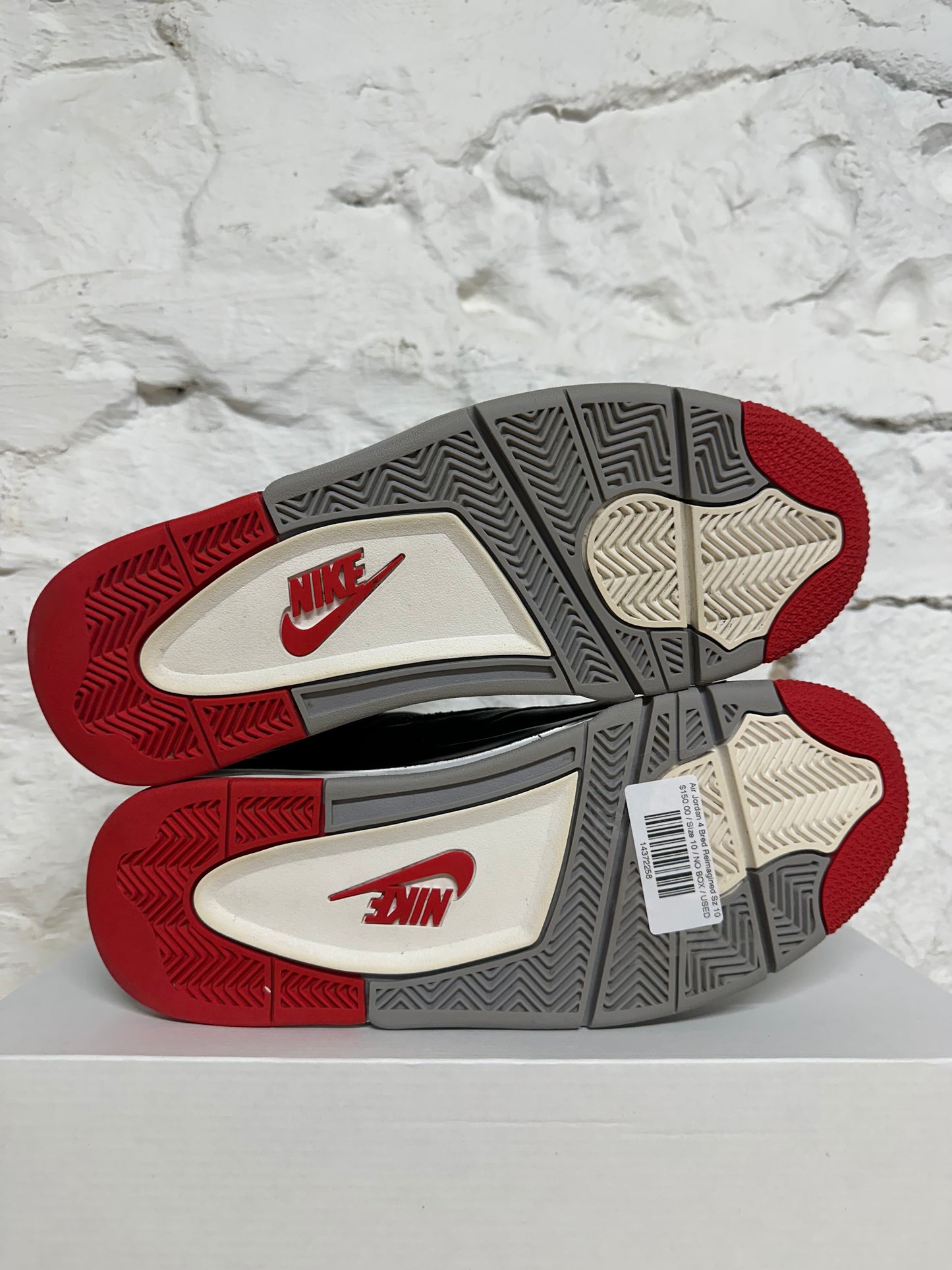 Air Jordan 4 Bred Reimagined Sz 10