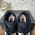 Chanel White CC Black Pink Nylon Sneaker Sz 12 (45)
