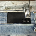 Amiri Tiger Thrasher Blue Denim Jeans Sz 29
